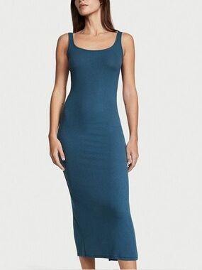 NWT Ribbed Modal Long Slip Dress